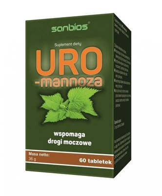 SABIOS Uro-mannoza UKŁAD MOCZOWY 60 tabletek