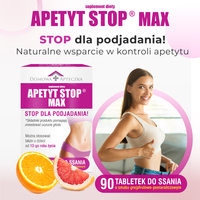 Apetyt Stop MAX ODCHUDZANIE 90 tabletek do ssania