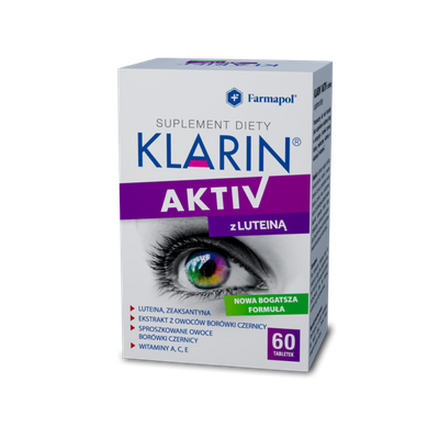 Klarin Activ z luteiną 60 tabletek