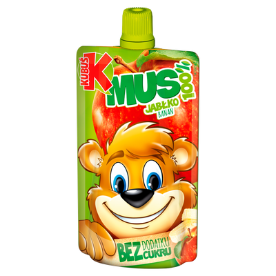 Kubuś Mus 100% jabłko banan 100 g