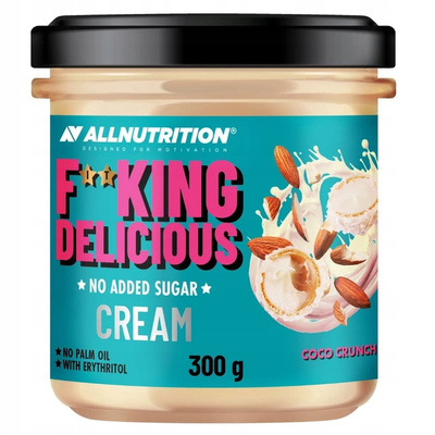 Allnutrition Fitking krem mleczno-kokosowy SŁODZONY ERYTRYTOLEM 300 g