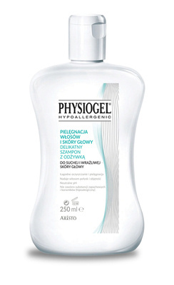 Physiogel - Szampon Hipoalergiczny z Odżywką 2w1 do Suchej i Wrażliwej Skóry Głowy 250ml