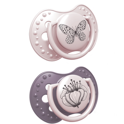 LOVI Silikonowy smoczek uspokajający Botanic 3-6 m 22/870