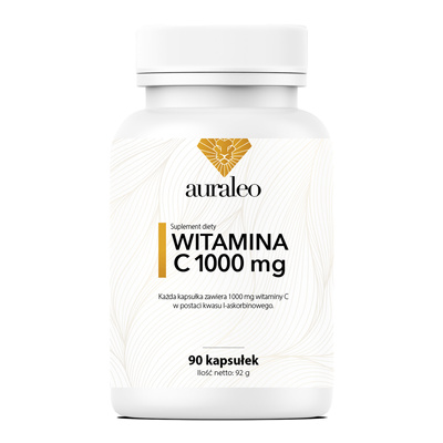 WITAMINA C 1000 mg kwas l-askorbinowy ODPORNOŚĆ ZESTAW 2 x 90 kapsułek