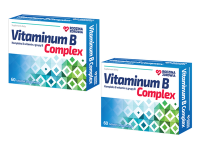 Rodzina Zdrowia Vitaminum B Complex ZESTAW 2 x 60 tabletek
