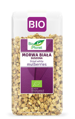 Bio Planet morwa biała suszone całe owoce bez dodatku cukru 250 g