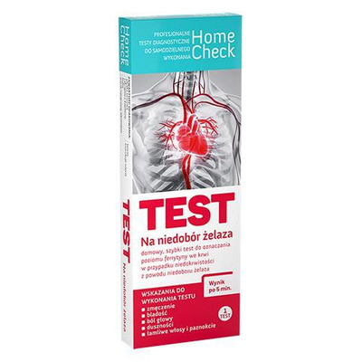 Home Check test na niedobór żelaza ferrytyna ANEMIA 1 sztuka