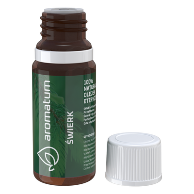 Aromatum naturalny olejek eteryczny aromaterapia 12ml o zapachu świerku