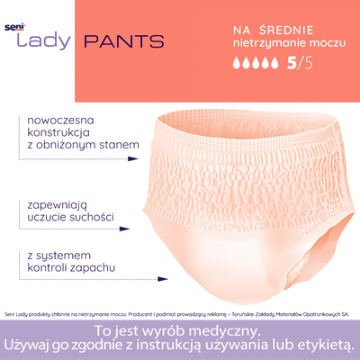 Seni Lady Pants M bielizna chłonna dla kobiet 1szt