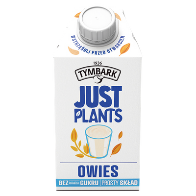 Tymbark Just Plants Napój owies ZESTAW 6 x 500 ml