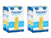Fresubin® Energy Fibre Drink, smak bananowy, 8 x 200 ml.  Żywność specjalnego przeznaczenia medycznego. Bogata w błonnik