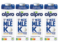 Alpro Psst! To nie mlek Napój owsiany 3,5 % ZESTAW 4 x 1 L