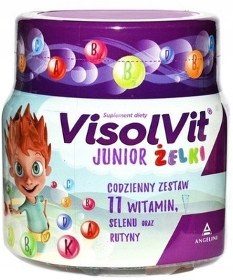 Visolvit Junior Żelki witaminy dla dzieci 50 sztuk