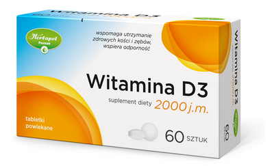 Herbapol Witamina D3 2000 j.m. x60 tab.