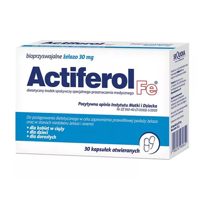 Actiferol FE 30 mg 30 kapsułek