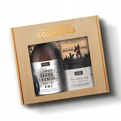 Zestaw LaQ Doberman Męski żel scrub mydło