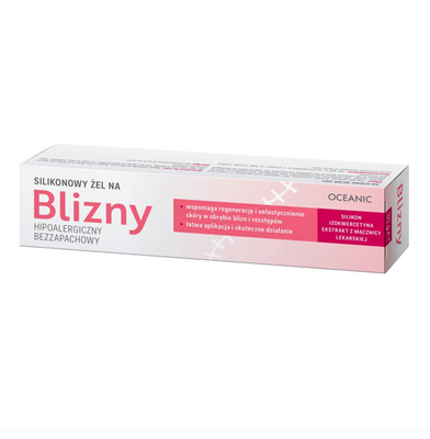Oceanic silikonowy żel na blizny i rozstępy 30 g