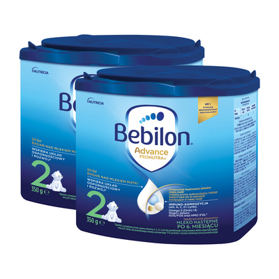 Bebilon 2 Advance Pronutra Mleko następne po 6. miesiącu ZESTAW 2 x 350 g