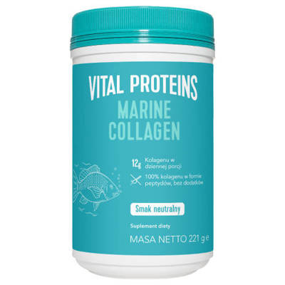 Vital Proteins Marine Collagen dla młodzieńczego wyglądu, kolagen rybi o neutralnym smaku 221g