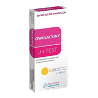 Pink test owulacyjny 5 sztuk + 5 testów płytkowych + 5 testów strumieniowych super czuły