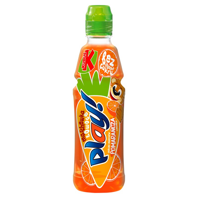 Kubuś Play! Marchewka & Owoce Napój jabłko marchew pomarańcza limonka 400 ml