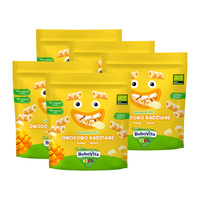 BoboVita Kids Chrupeczki bio owocowo nadziane mango-banan po 3 roku życia ZESTAW 5 x 30 g
