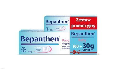 Bepanthen Baby zestaw maść na odparzenia 100g + 30g GRATIS