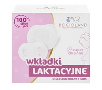 Bocioland Wkładki laktacyjne SUPER CHŁONNE megapaka 100 sztuk