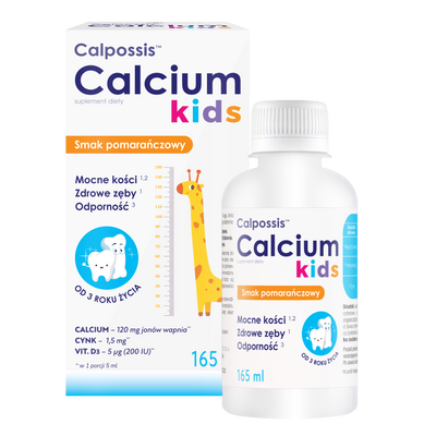 Calpossis Calcium Kids MOCNE KOŚCI I ZĘBY 165 ml