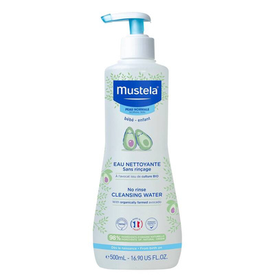 Mustela woda oczyszczająca bez spłukiwania z organicznym awokado 500 ml