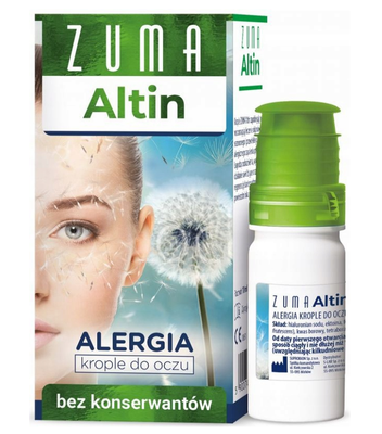 Zuma Altin Alergia krople nawilżające do oczu 10 ml