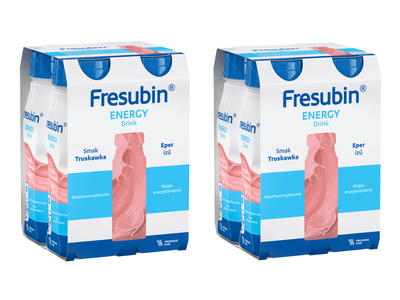 Fresubin® Energy Drink, smak truskawkowy, 8 x 200 ml.  Żywność specjalnego przeznaczenia medycznego. Dieta na Start