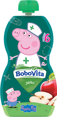 BoboVita Peppa Mus jabłko po 6 miesiącu 100 g