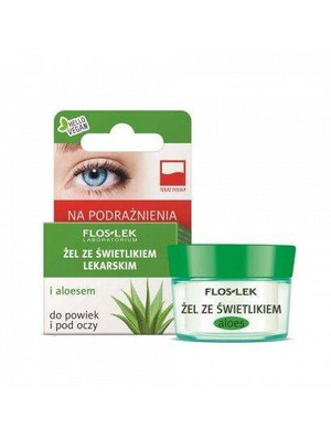 FLOS-LEK Żel ze świetlikiem lekarskim i aloesem do powiek i pod oczy 10 g