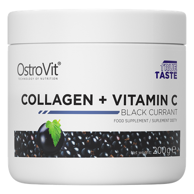 OstroVit collagen + witamina C 200g czarna porzeczka zdrowe stawy