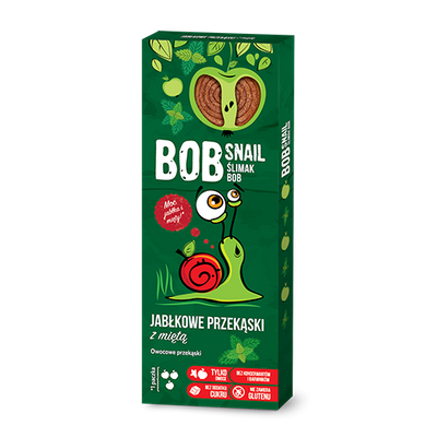 BOB SNAIL Przekąska jabłko-mięta 30g