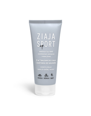 Ziaja Sport 2 w 1 balsam do ciała i odżywka do włosów 200 ml