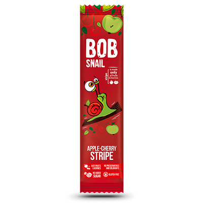 Bob Snail Pasek owocowy Jabłko Wiśnia 14 g