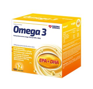 Rodzina Zdrowia Omega 3 ODPORNOŚĆ OLEJ RYBI 120 kapsułek