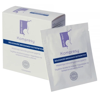 Multi-Mam kompresy do pielęgnacji sutków matek karmiących 12 sztuk