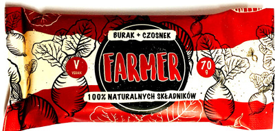 Zmiany Zmiany warzywny baton farmer burak z czosnkiem zdrowe przekąski 70 g