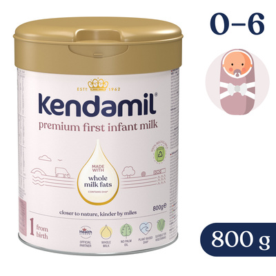 Kendamil Mleko początkowe Premium 1 DHA+ od urodzenia ZESTAW 2x800 g