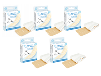 Testeo plastry z opatrunkiem do cięcia ZESTAW 5 opakowań