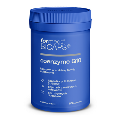 Formeds Bicaps Conezyme Q10 koenzym UKŁAD KRĄŻENIA ENERGIA 60 kapsułek
