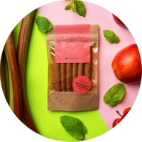 Rabarbarowe rollsy z nutką mięty naturalna luteina ZESTAW 3 x 50 g