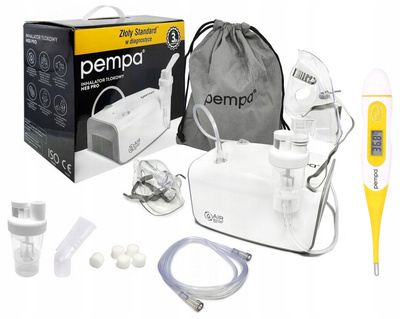 Inhalator PEMPA tłokowy NEB PRO + termometr