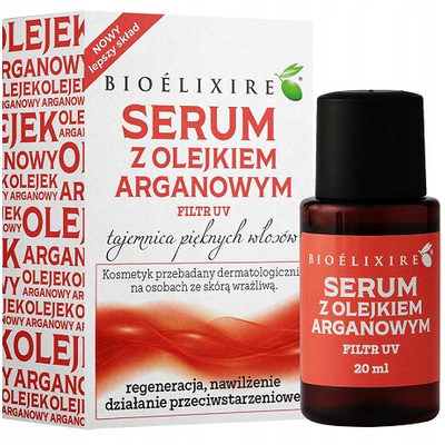BIOELIXIRE Serum silikonowe z olejkiem arganowym + Filtr UV 20 ml