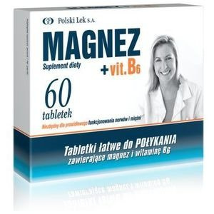 Magnez + Wit. B6 60tab polski lek