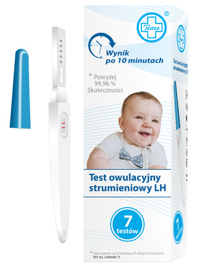 Testeo test owulacyjny strumieniowy 7 sztuk w opakowaniu
