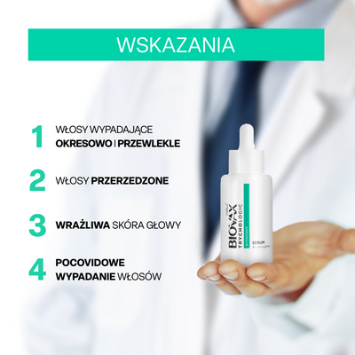 Biovax Trychologic serum do skóry głowy NA WYPADANIE WŁOSÓW 50 ml